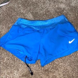 NIKE dri-fit blue shorts